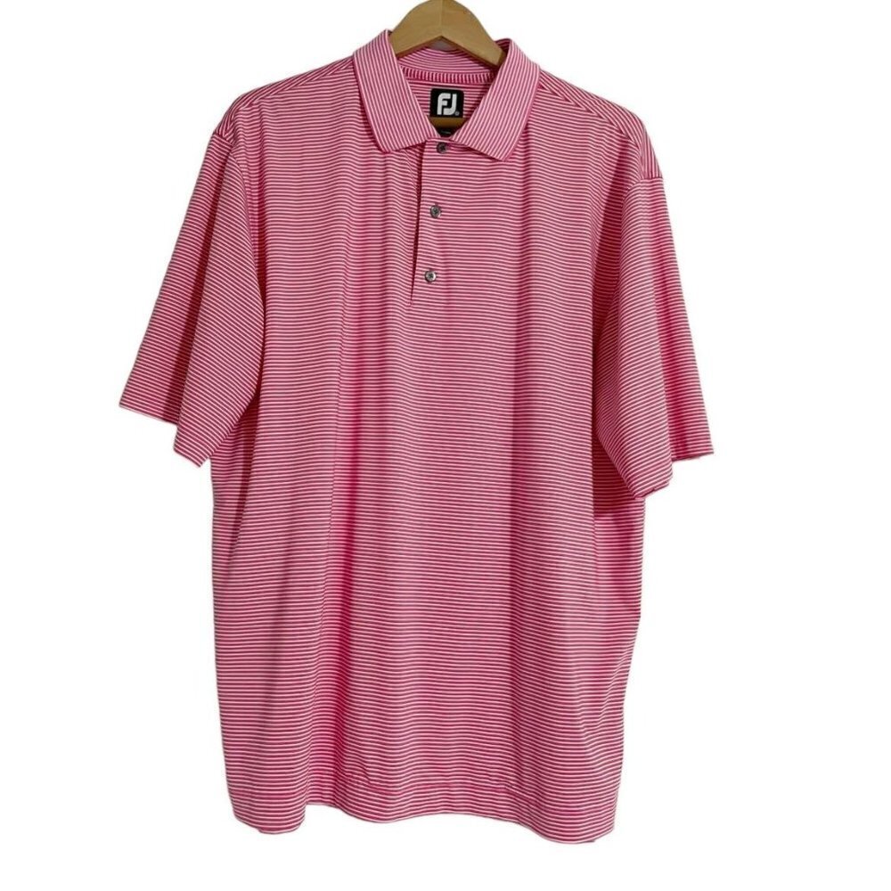 FootJoy XL Polo Shirt Collared Stripe